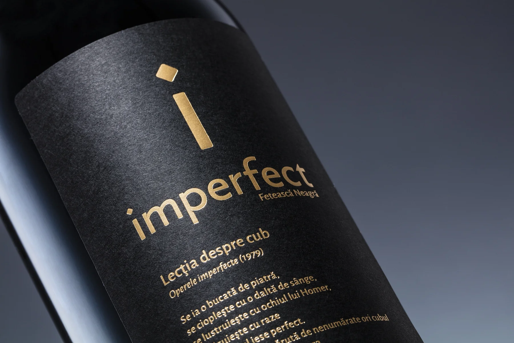 Prezentare de ambalaj din gama Imperfect, Crama Rasova