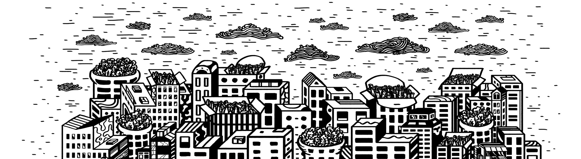 Panorama ilustrată — grafică de ambalaj
