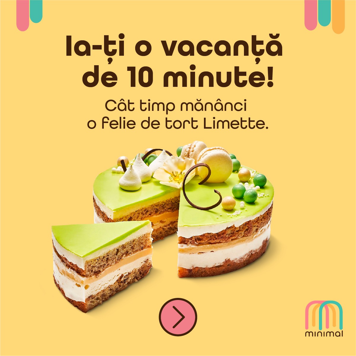 Comunicare de vară — tort Limette