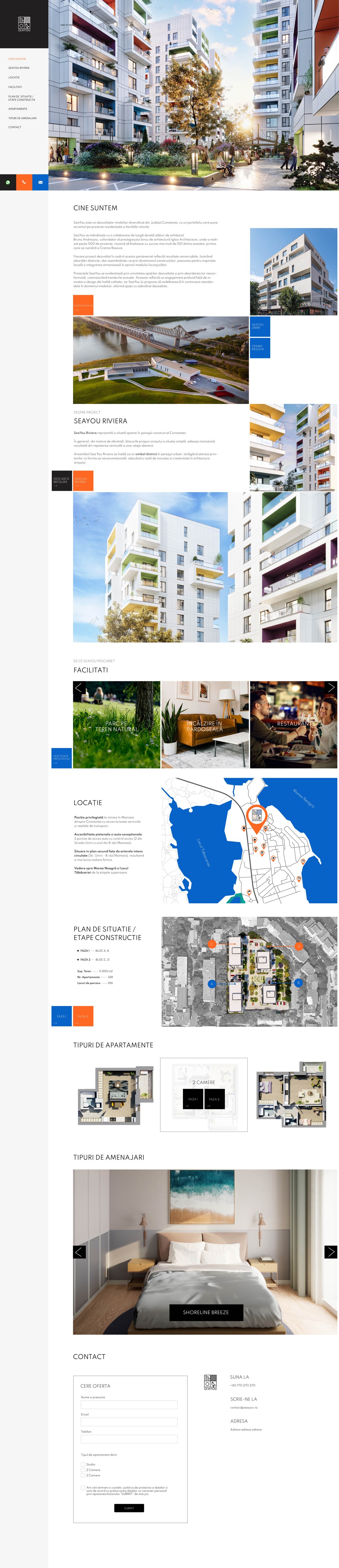 Experiența continuă pe ecran — 1 — design de website