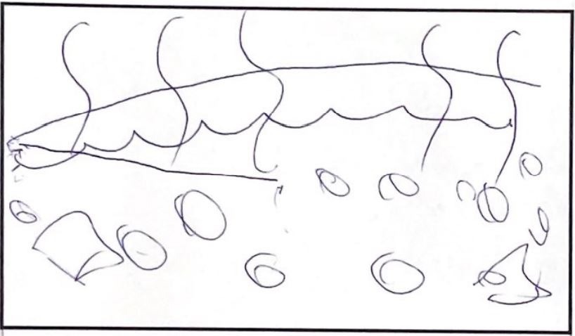 Storyboard — pizza în prim-plan