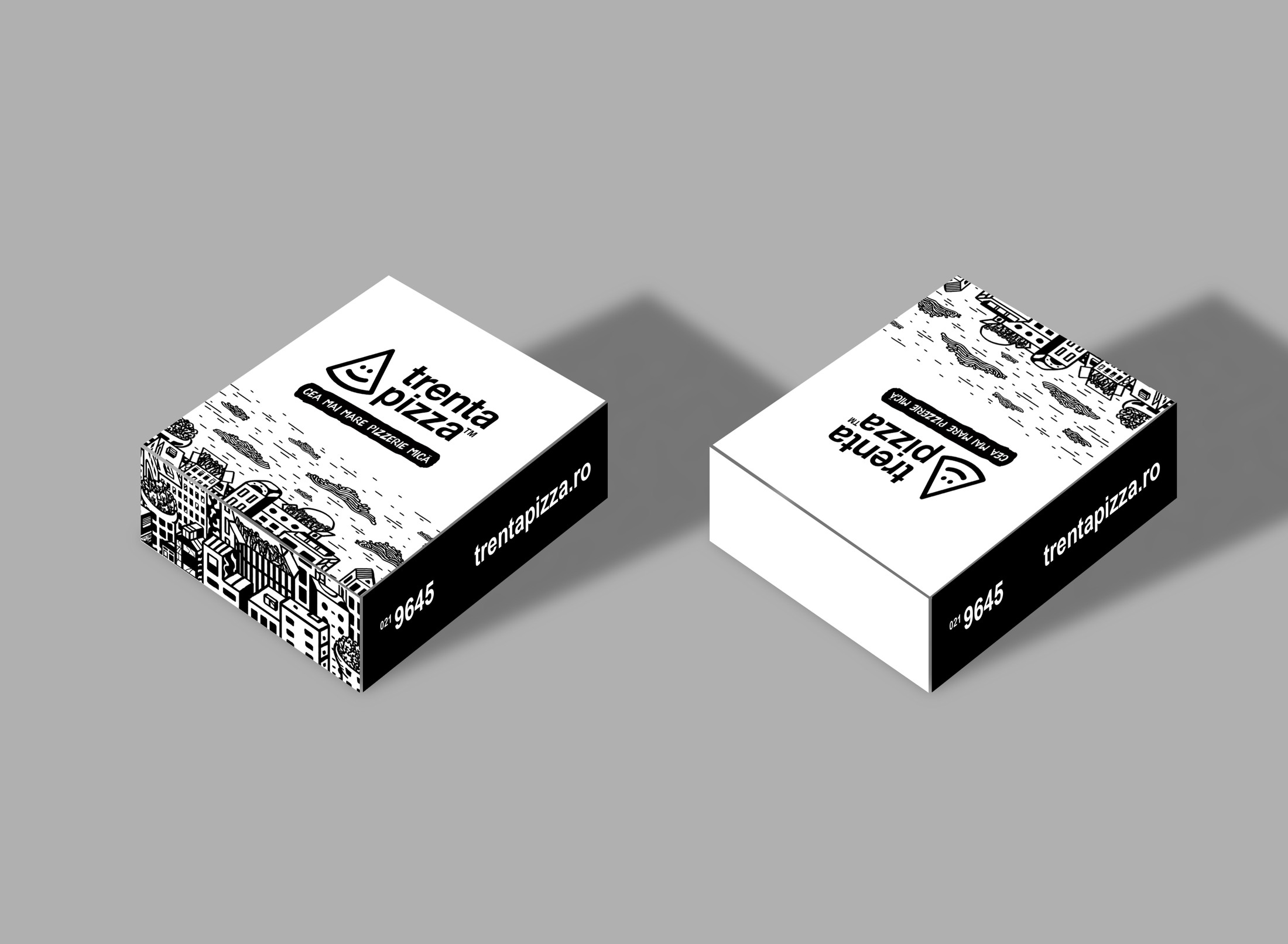 Cutii pentru garnituri — mockup original