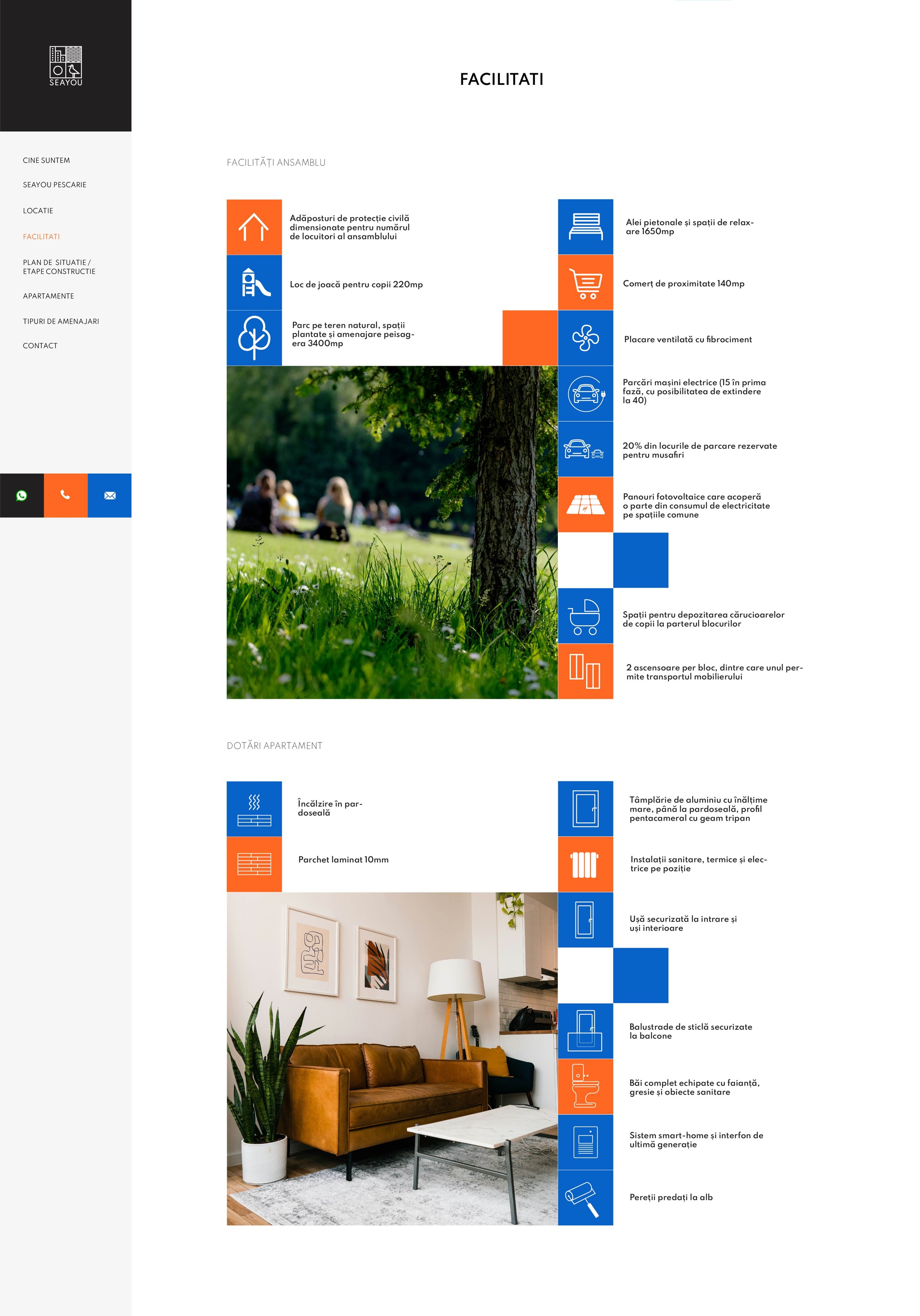 Experiența continuă pe ecran — 2 — design de website